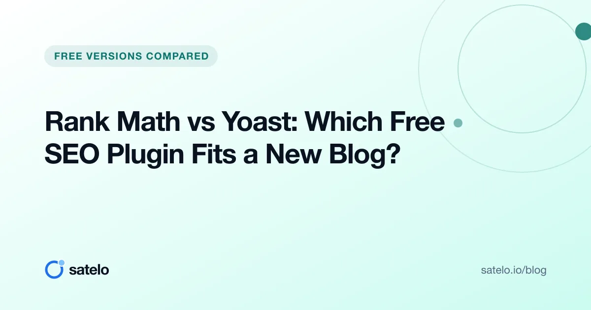 Rank Math vs Yoast: Which Free SEO Plugin Fits a New Blog?