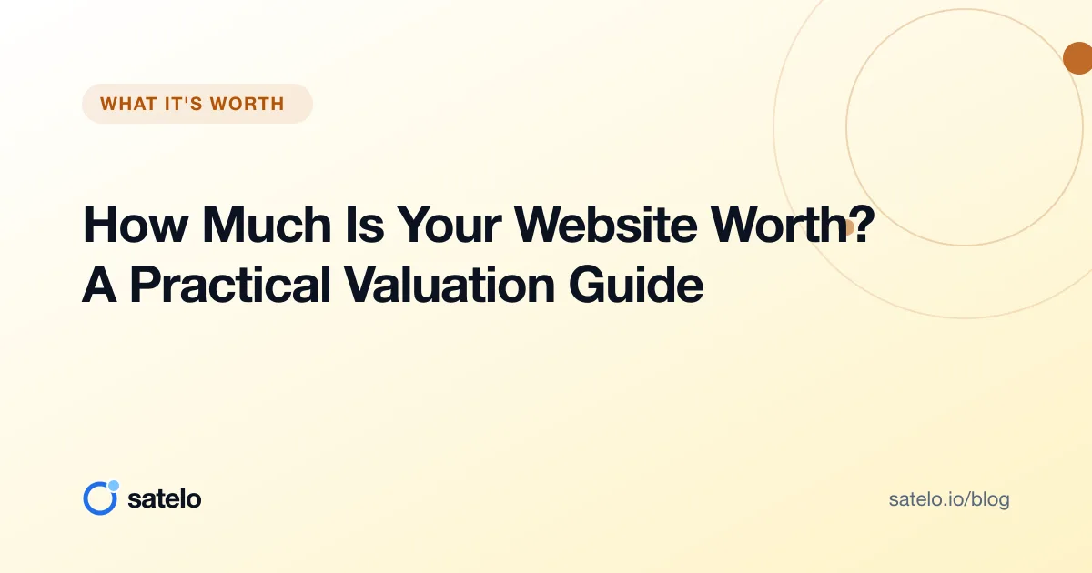 How Much Is Your Website Worth? A Practical Valuation Guide